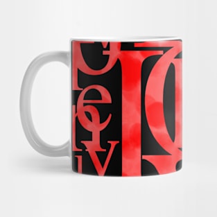 "Love" A Comfortable Embrace for Everyone Mug